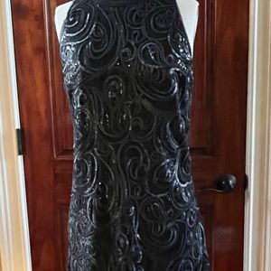 MissMe Black Sequin Dress Size M